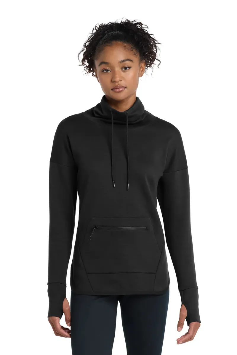 Sport-Tek® Women's Triumph Cowl Neck Pullover LST280 - additional view 2
