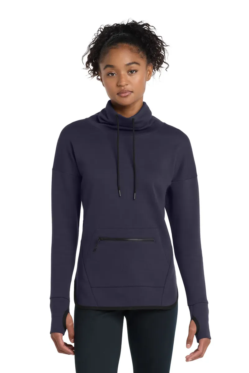 Sport-Tek® Women's Triumph Cowl Neck Pullover LST280 - additional view 3