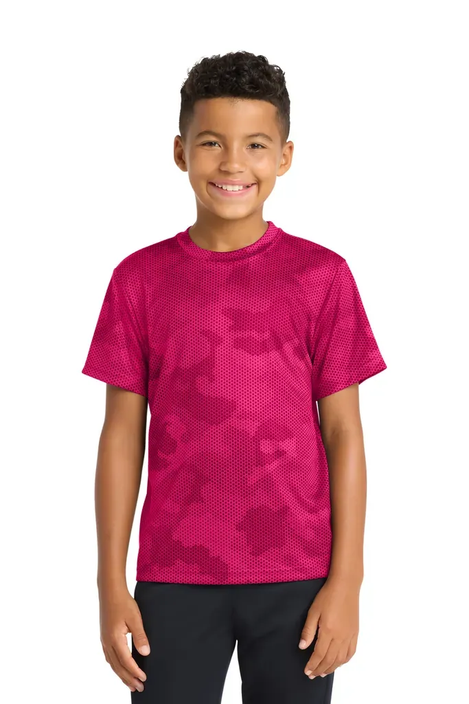 Sport-Tek® Youth CamoHex Tee. YST370 - additional view 9