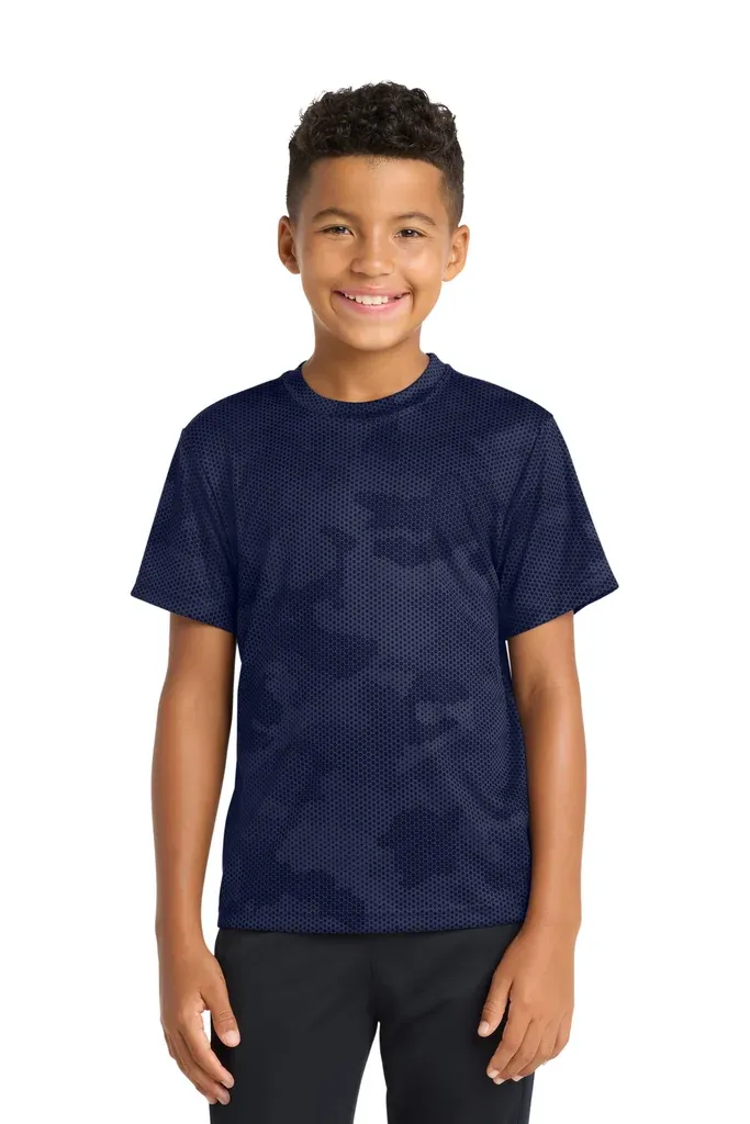 Sport-Tek® Youth CamoHex Tee. YST370 - additional view 8