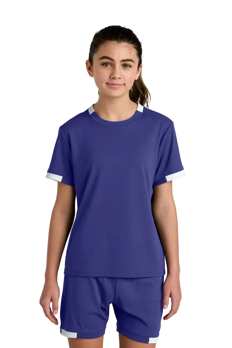 Sport-Tek® Youth Club Short Sleeve Crew YST440 - additional view 5