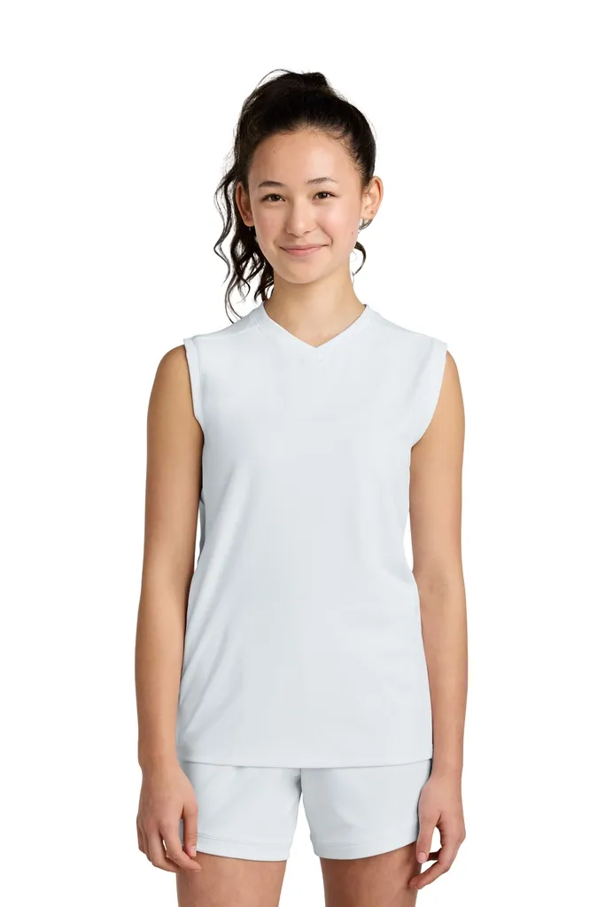 Sport-Tek® Youth Club Sleeveless V-Neck YST441 - additional view 5