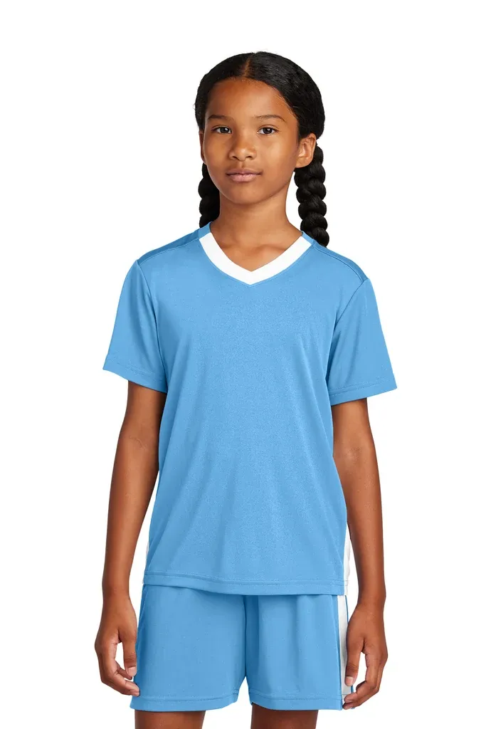 Sport-Tek® Youth Competitor United V-Neck YST101 - additional view 9