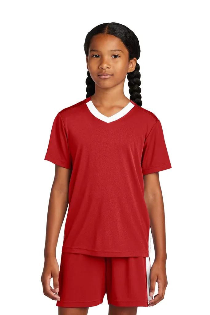 Sport-Tek® Youth Competitor United V-Neck YST101 - additional view 5