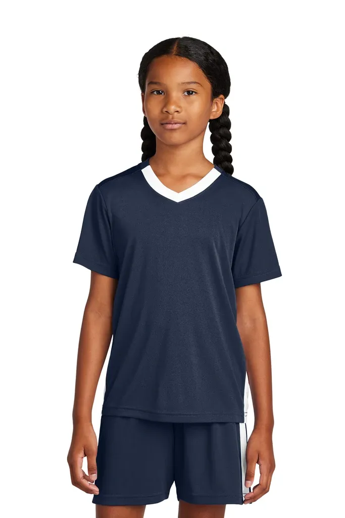 Sport-Tek® Youth Competitor United V-Neck YST101