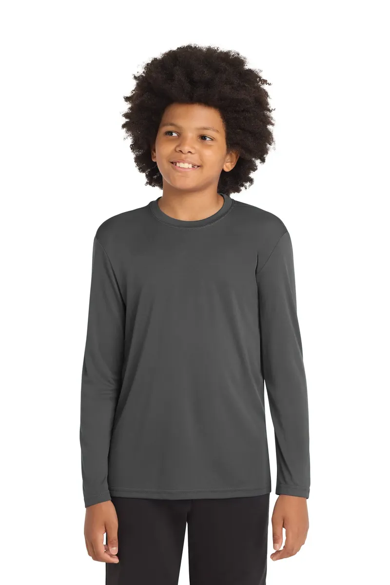 Sport-Tek® Youth Long Sleeve PosiCharge® Competitor Tee. YST350LS