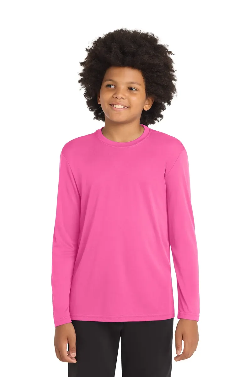Sport-Tek® Youth Long Sleeve PosiCharge® Competitor Tee. YST350LS - additional view 9