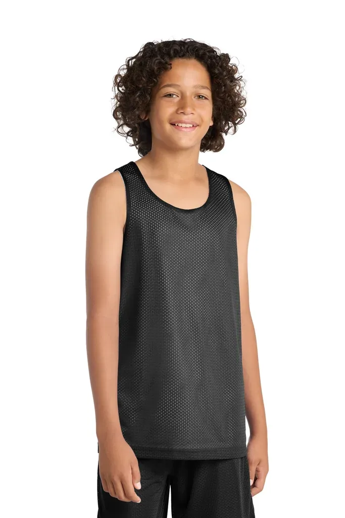 Sport-Tek® Youth PosiCharge® Classic Mesh Reversible Tank. YST500 - additional view 1
