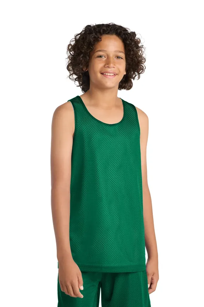 Sport-Tek® Youth PosiCharge® Classic Mesh Reversible Tank. YST500 - additional view 2