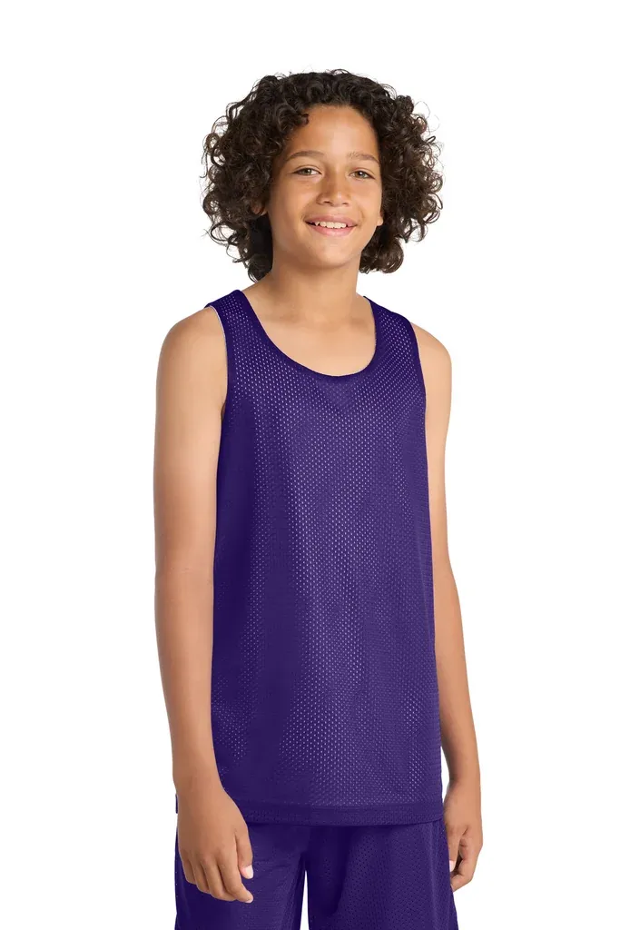 Sport-Tek® Youth PosiCharge® Classic Mesh Reversible Tank. YST500 - additional view 10