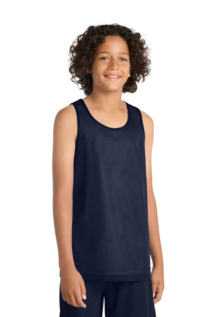 Sport-Tek® Youth PosiCharge® Classic Mesh Reversible Tank. YST500 - additional view 5