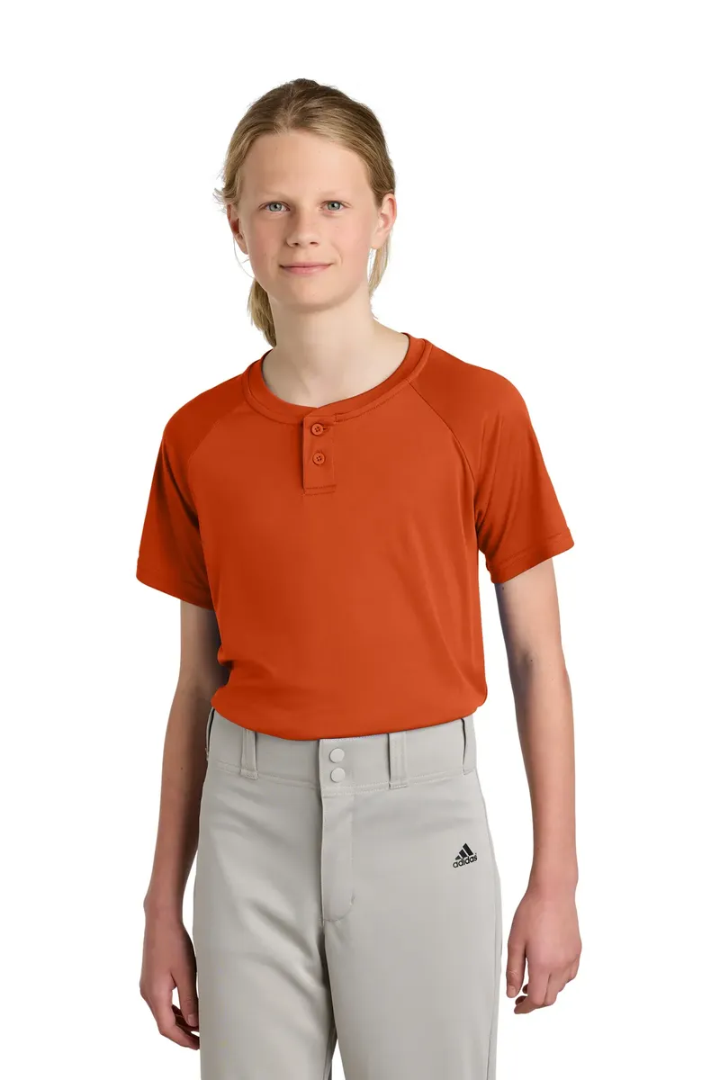 Sport-Tek® Youth PosiCharge® Competitor 2-Button Henley YST359 - additional view 10