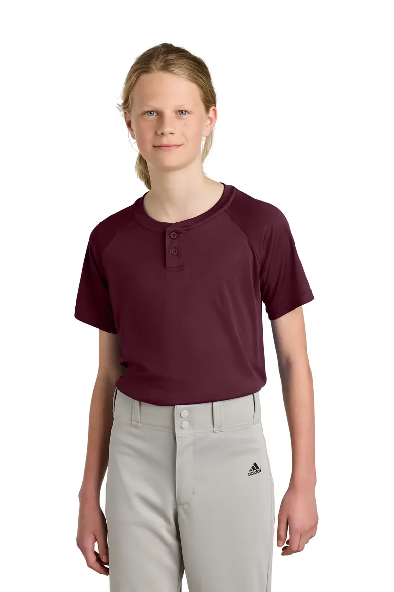 Sport-Tek® Youth PosiCharge® Competitor 2-Button Henley YST359 - additional view 11