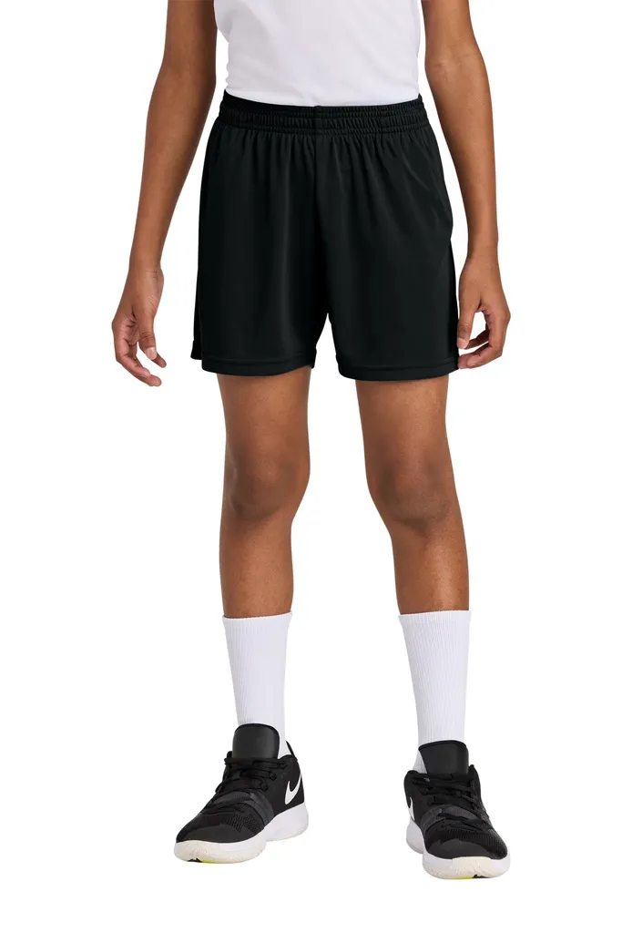 Sport-Tek® Youth PosiCharge® Competitor 5  Pocketed Short YST349P - additional view 3