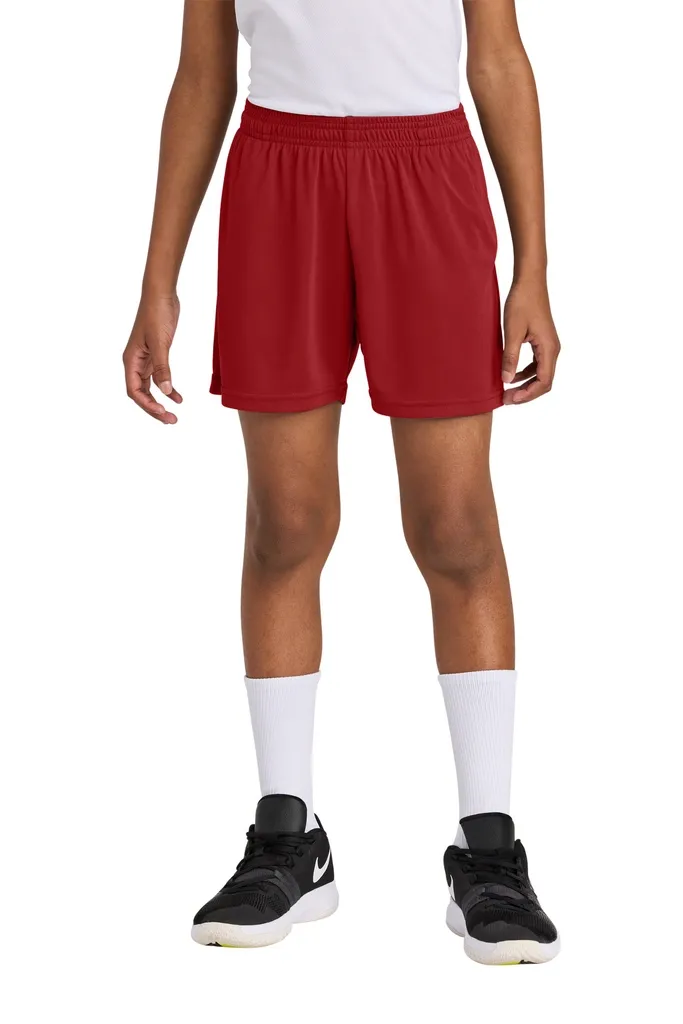 Sport-Tek® Youth PosiCharge® Competitor 5  Pocketed Short YST349P - additional view 4