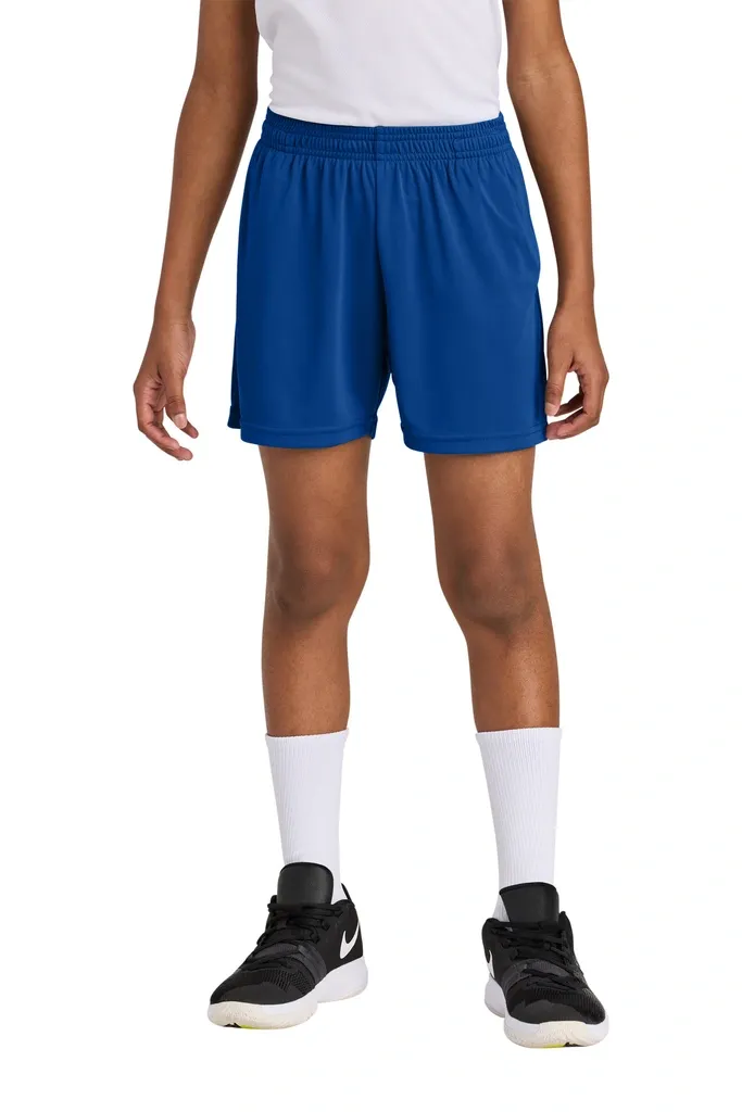 Sport-Tek® Youth PosiCharge® Competitor 5  Pocketed Short YST349P - additional view 2