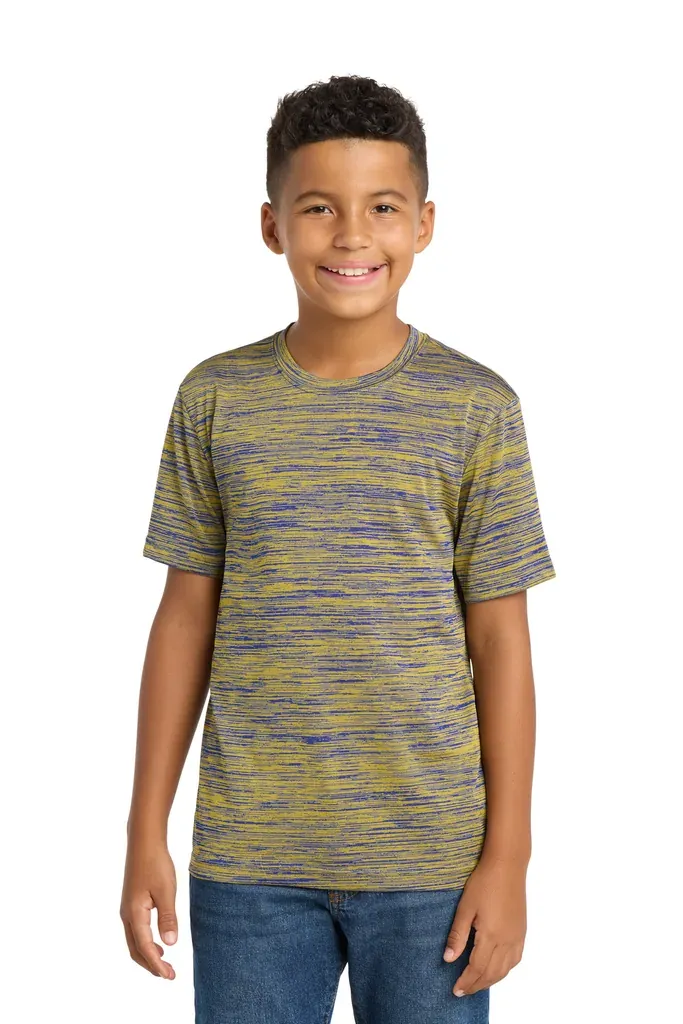 Sport-Tek® Youth PosiCharge® Electric Heather Tee. YST390 - additional view 4