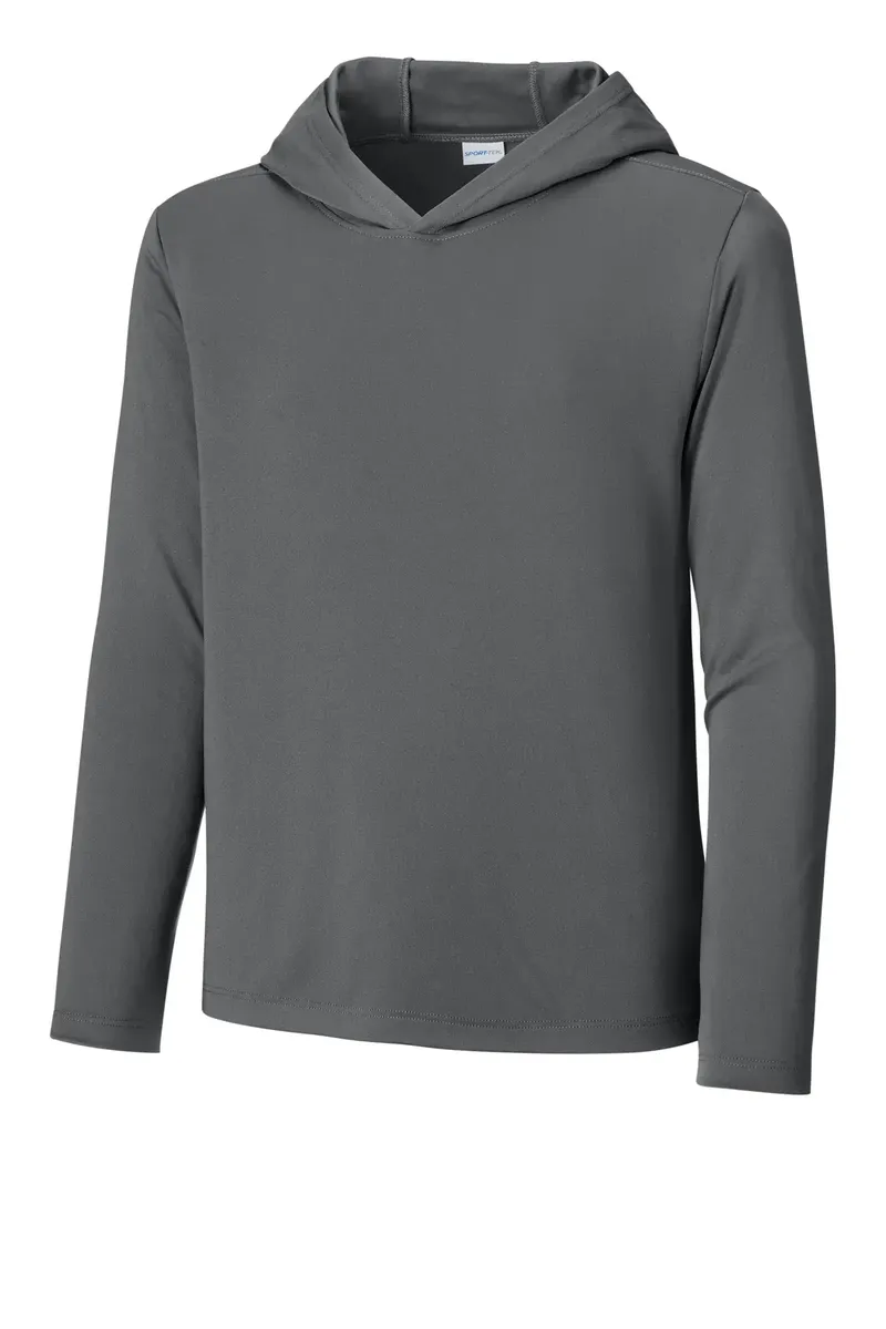 Sport-Tek® Youth Posi-UV® Pro Long Sleeve Hoodie YST420LSH - additional view 1