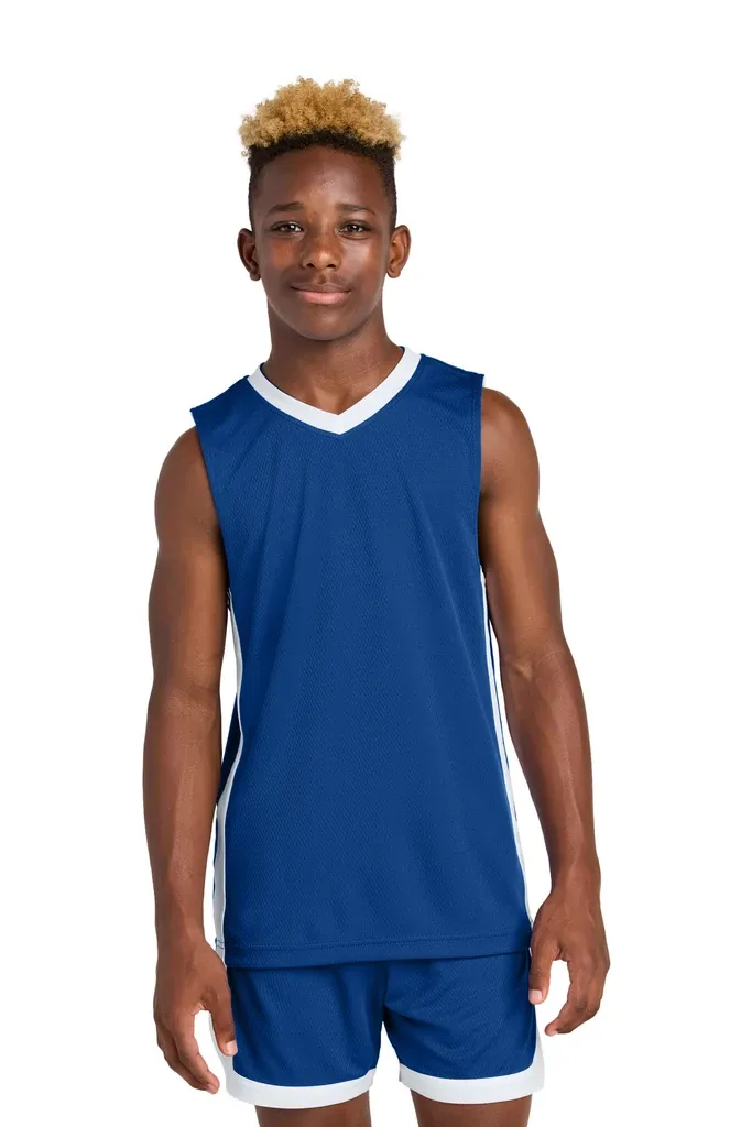 Sport-Tek® Youth Rival Basketball Rev Jersey YST900 - additional view 5