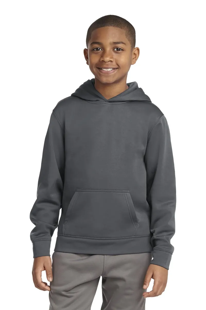 Sport-Tek® Youth Sport-Wick® Fleece Hooded Pullover. YST244 - additional view 5
