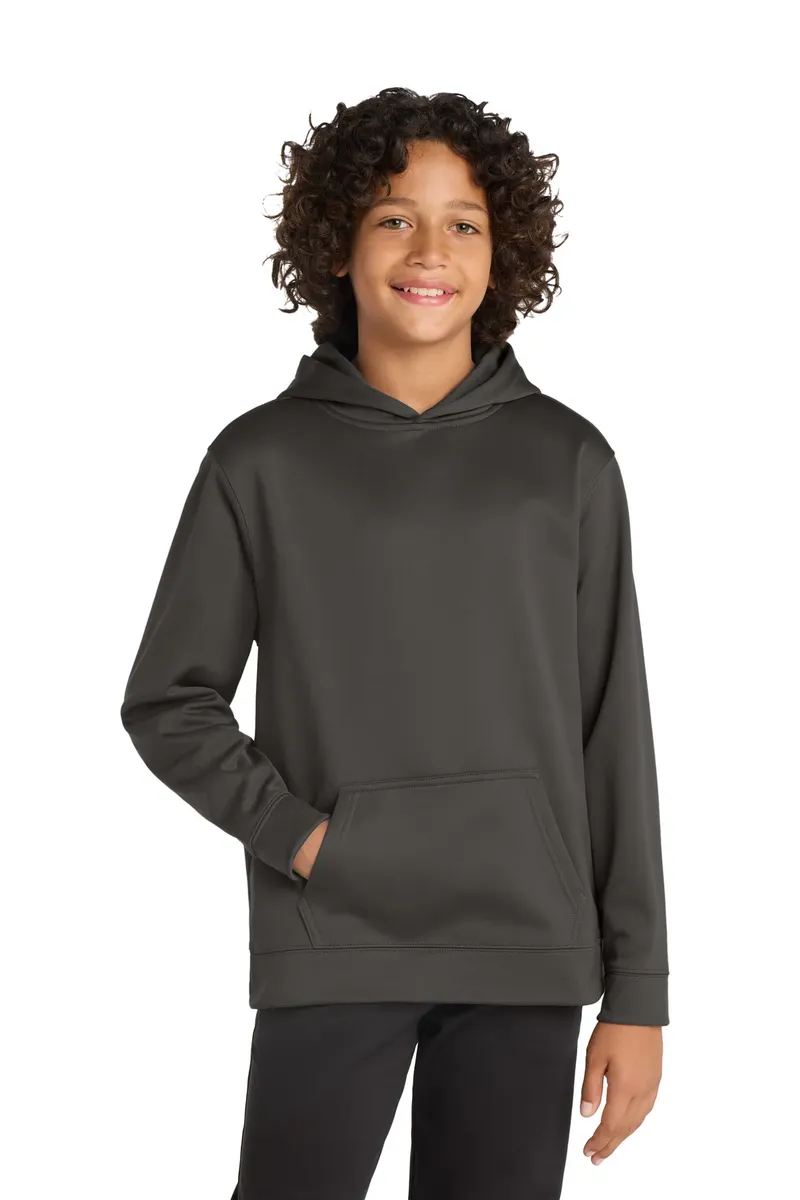 Sport-Tek® Youth Sport-Wick® Fleece Hooded Pullover. YST244 - additional view 4