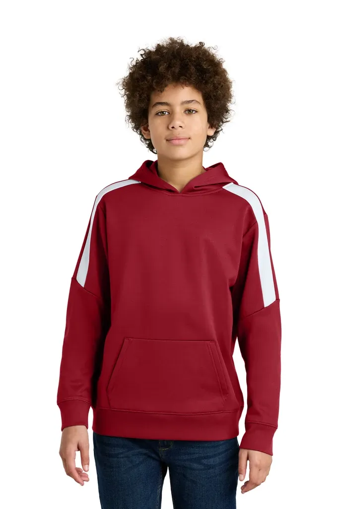 Sport-Tek® Youth Sport-Wick® Fleece United Pullover Hoodie YST255 - additional view 4