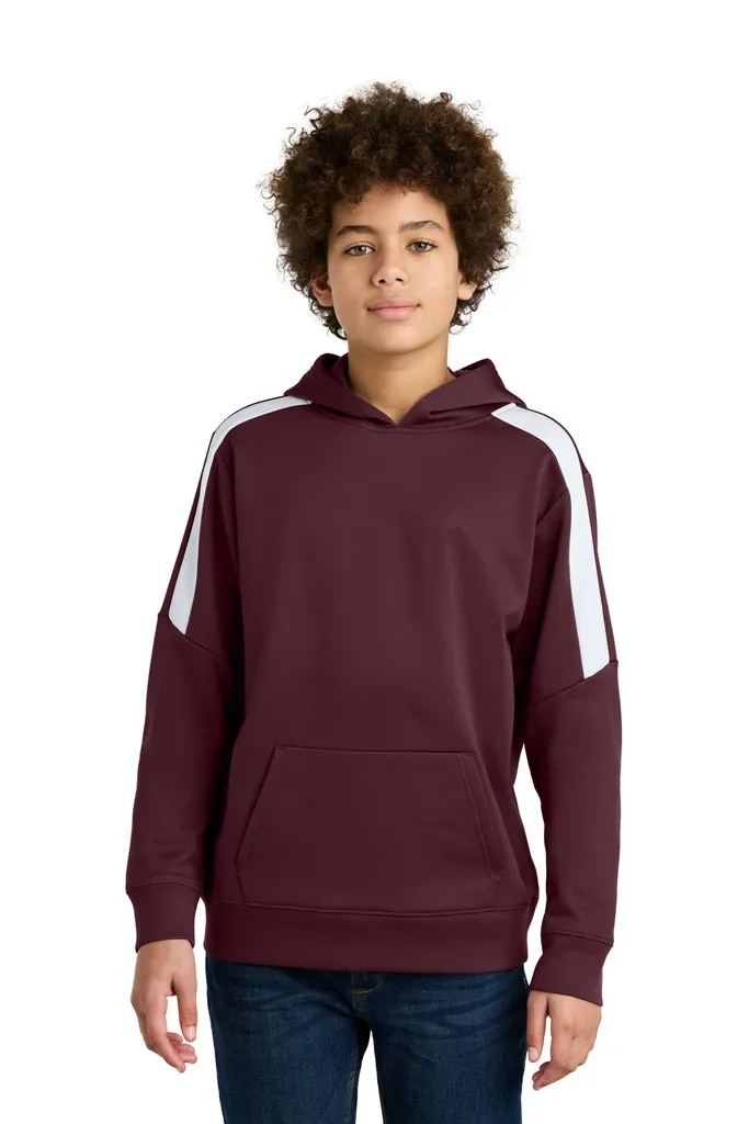 Sport-Tek® Youth Sport-Wick® Fleece United Pullover Hoodie YST255 - additional view 2