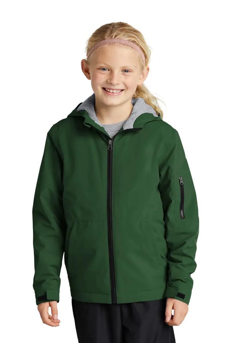 Sport-Tek® Youth Waterproof Insulated Jacket YST56 - additional view 1