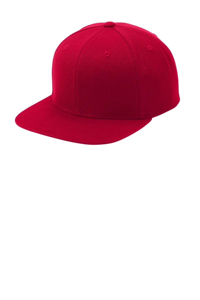 Sport-Tek® YP Classics® Flat Bill Snapback Cap. STC19 - additional view 3