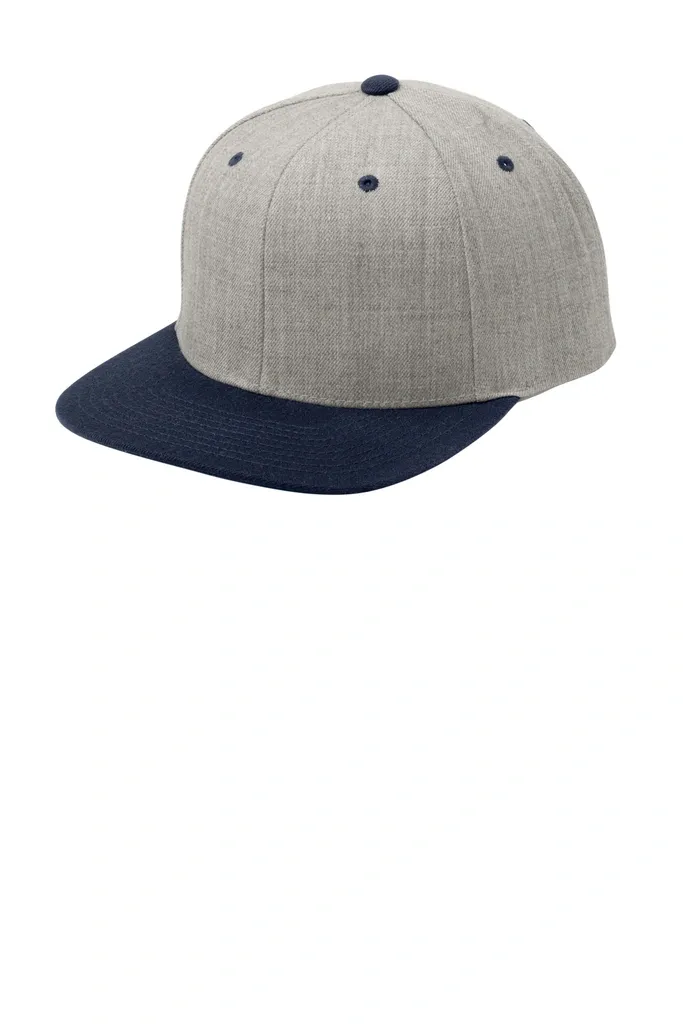 Sport-Tek® YP Classics® Flat Bill Snapback Cap. STC19 - additional view 1