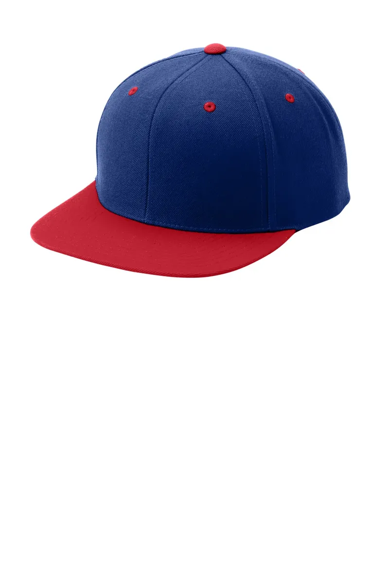 Sport-Tek® YP Classics® Flat Bill Snapback Cap. STC19 - additional view 8