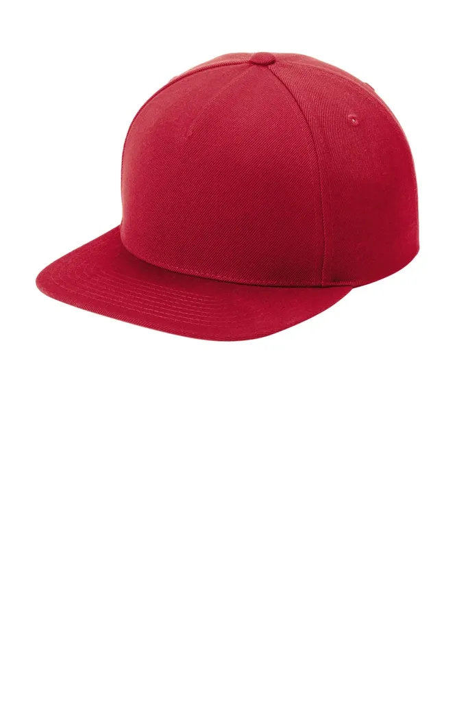 Sport-Tek® YP Classics® Premium 5-Panel Snapback Cap STC55 - additional view 3