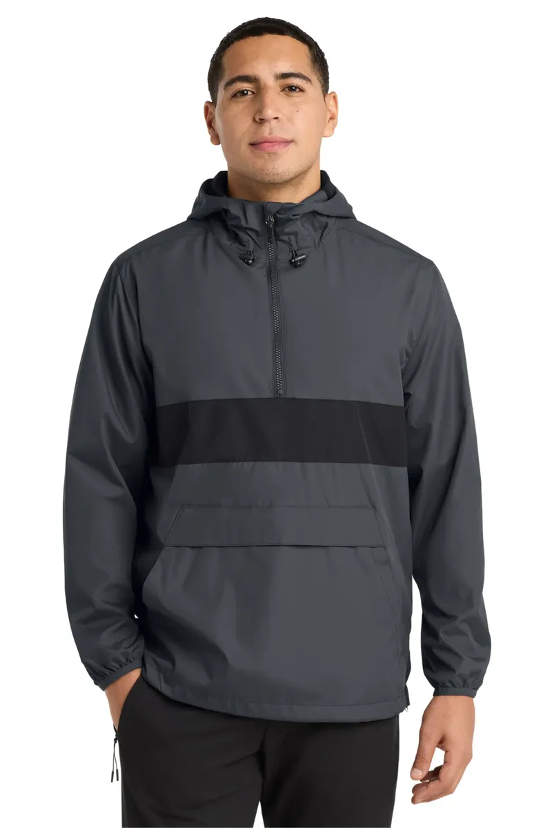 Sport-Tek® Zipped Pocket Anorak. JST65 - additional view 4