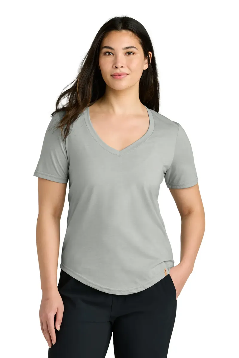 tentree® Women's TreeBlend V-Neck T-Shirt TTCW5646 - additional view 1