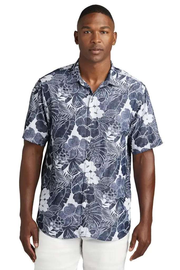 Tommy Bahama® Coconut Point Playa Flora Short Sleeve Shirt ST325929TB - additional view 1