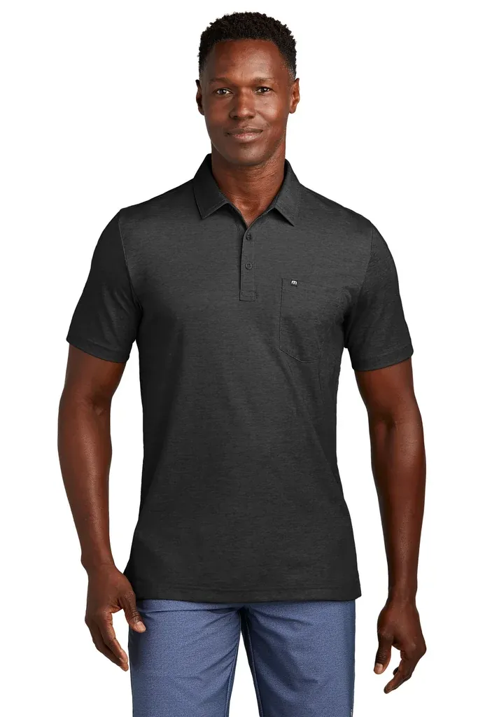 TravisMathew Oceanside Heather Pocket Polo TM1MY404 - additional view 1
