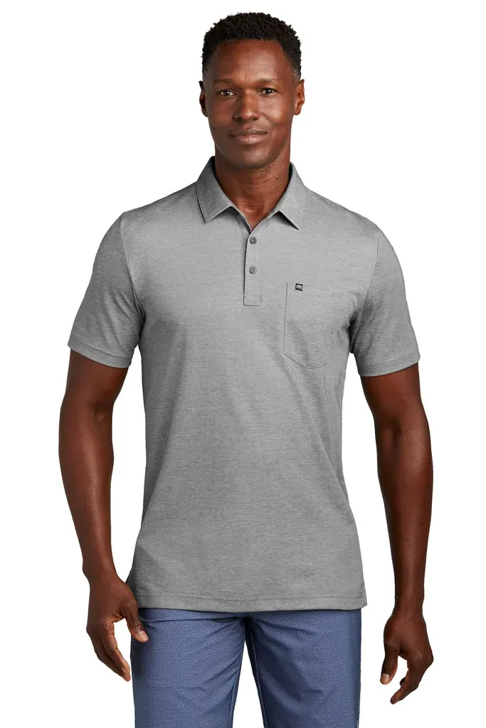 TravisMathew Oceanside Heather Pocket Polo TM1MY404 - additional view 2