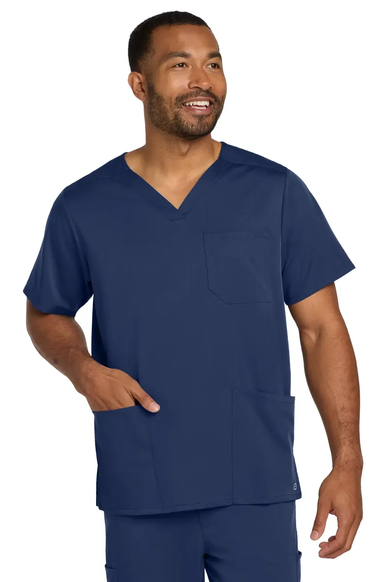 Wink® Men's Premiere Flex V-Neck Top WW5068 - additional view 2