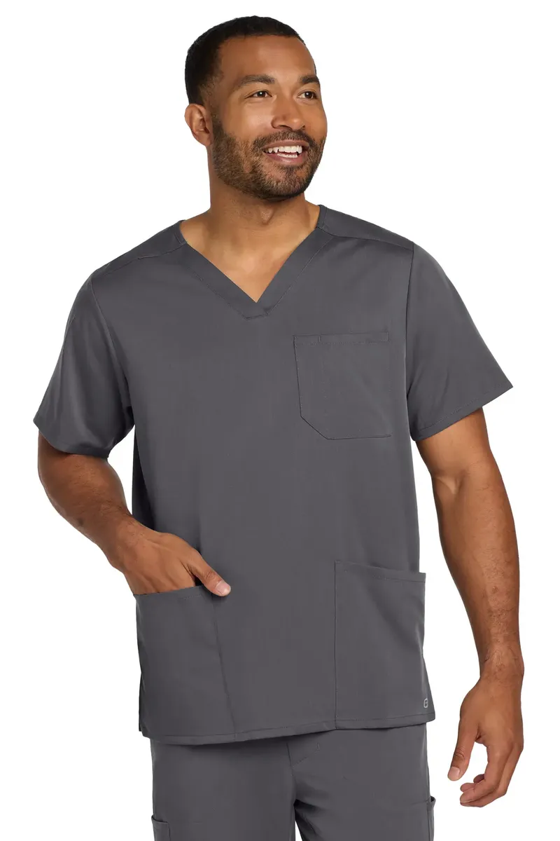 Wink® Men's Premiere Flex V-Neck Top WW5068 - additional view 4