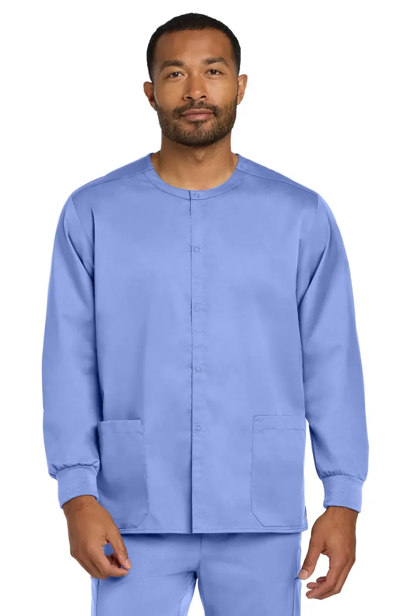 Wink® Unisex WorkFlex Snap-Front Scrub Jacket WW3080 - additional view 7
