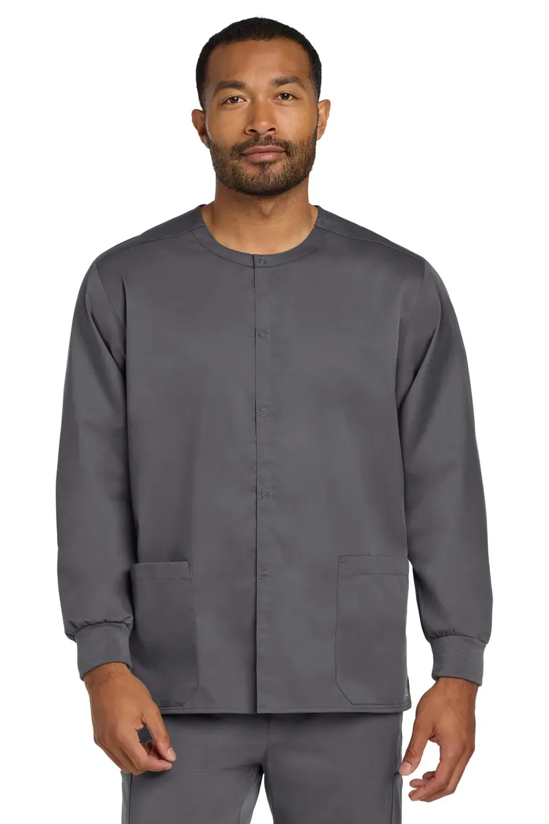 Wink® Unisex WorkFlex Snap-Front Scrub Jacket WW3080 - additional view 5