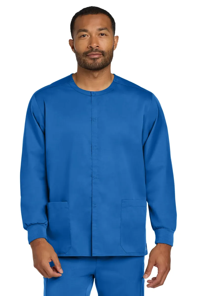 Wink® Unisex WorkFlex Snap-Front Scrub Jacket WW3080 - additional view 4