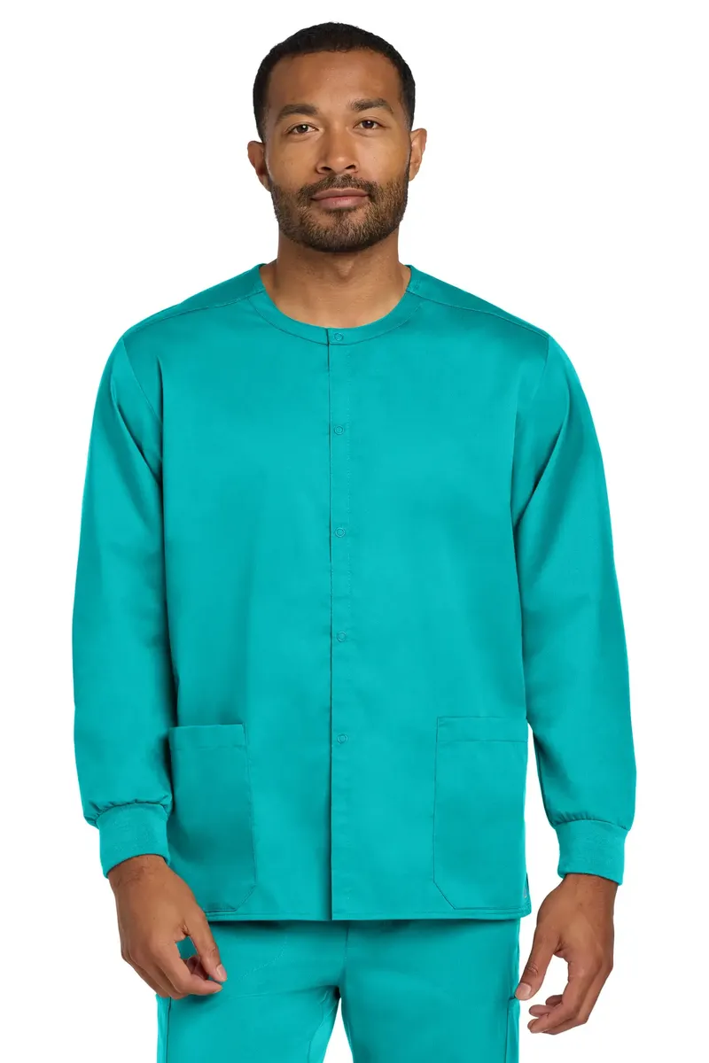 Wink® Unisex WorkFlex Snap-Front Scrub Jacket WW3080 - additional view 2