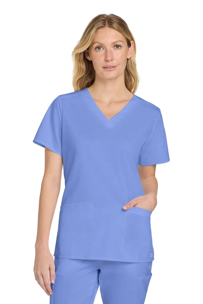 Wink® Women's WorkFlex V-Neck Top WW4560 - additional view 1