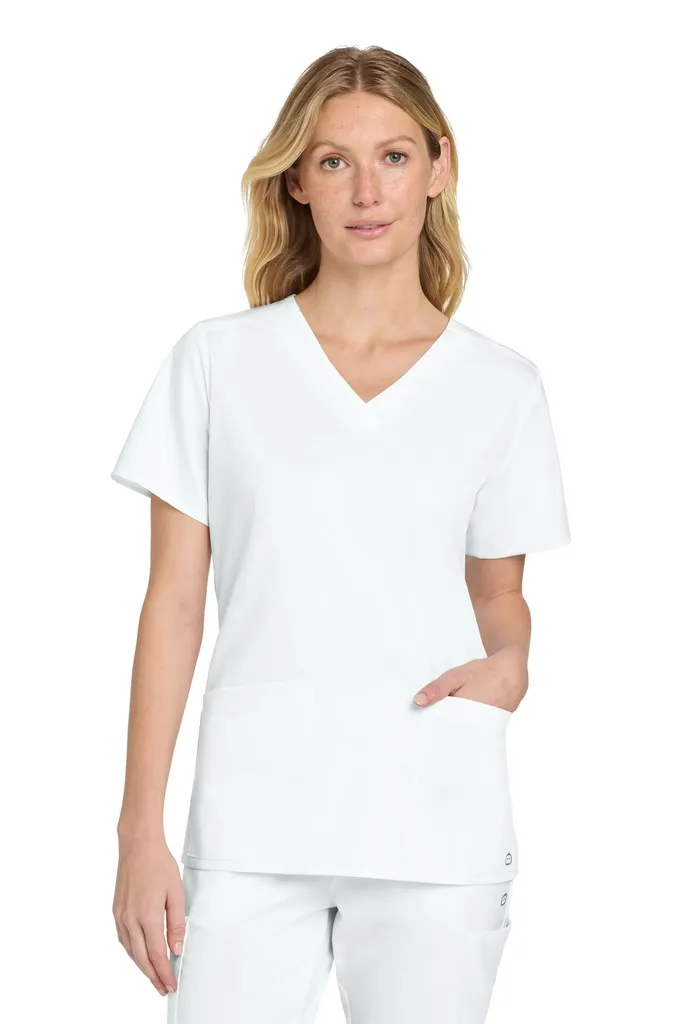 Wink® Women's WorkFlex V-Neck Top WW4560 - additional view 2