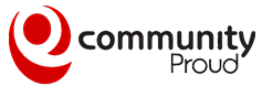 Community Proud Logo Red