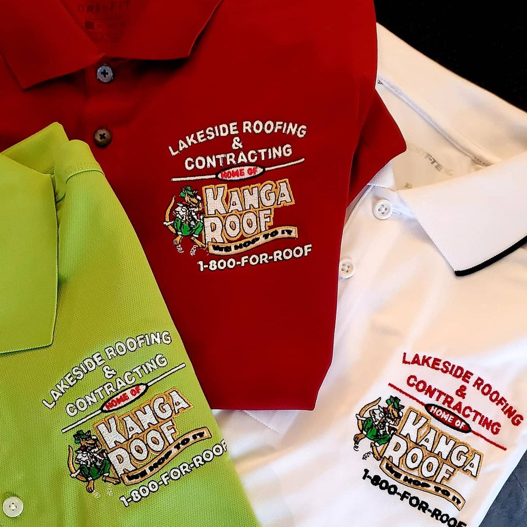 Custom Embroidery at Community Proud - Kanga Roof Polo